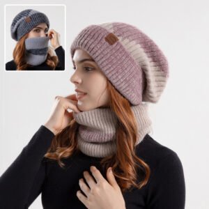 2pcs Knitted Hat Suit